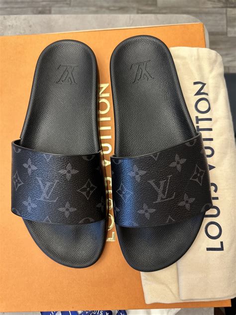 louis vuitton slides mens|louis vuitton waterfront mule.